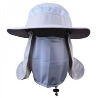 Boonie Sun Hat for Men & Women - Windproof Sunshade Постижим кофа за кофа за уши за уши Рибари UV защита - за риболов, плаж, туризъм, сафари, къмпинг, градинарство и лодки