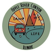 Каньон на Apple River Canyon Illinois сувенири декоративни стикери