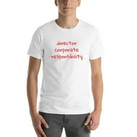 2xl ръкописен директор Корпоративна отговорност с къс ръкав тениска от неопределени подаръци