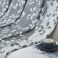 Glowsol дишащ възрастен муслин хвърляне на одеяло, 50 x60 памучен лист с леко тегло лятно спално бельо, покривало за спане и универсално хвърляне, сиво