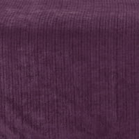 Siscovers Draper Plum Soft Chenille-подобна тъкан 6 части от одеяла на корицата на California King King Adult, Teen & Piece