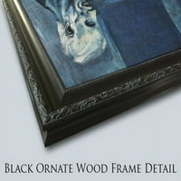 Fisherwomen, Cullercoats Голямо черно богато украсено платно от дърва от Winslow Homer