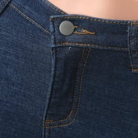 Easthery дънки за жени разтягат издърпване на ретро ретро среден изгряващ ботуш отрязани дънни дънки за жени за жени