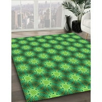 Ahgly Company вътрешен правоъгълник с шаблони от горски зелени килими, 2 '5'