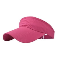 Unise Unise Hats Hats Sun Protection Небрежно моден солиден цвят на открито слънце дишащи жени и мъжки шапка