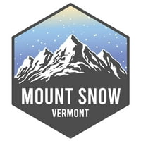 Mount Snow Vermont Ski Adventures Suvenir Vinyl Decal Sticker