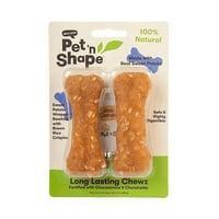 PET 'n форма Дълготрайна кост на дъвшката - аромат на сладък картоф 4 дълъг 2 pk