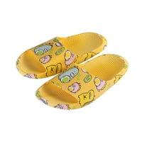 Gomelly Girls Shower Slippers Backless Slide Sandals Flat Water Shoes Неплъзнете лятно домашно жълто 8c 9c 9c
