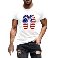 Тениски за мъже мъже ежедневни кръгли шия 3d цифров печат пуловер фитнес спортни къси панталони ръкави тениска блуза юли ризи за мъже на клирънс