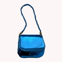 Bxingsftys лакирана чанта за кръстосано тяло дишащ PU композитен чанта за рамо жени празнично парти