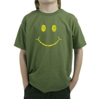 Тениска на момчетата на момчетата - бъди щастливо усмихнато лице