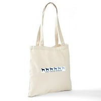 Cafepress - къдраво покрито ретривър (синя чанта за тота - естествено платно чанта за тота, платнена чанта за пазаруване