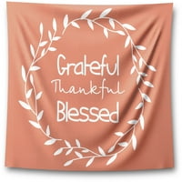 Неудобни стилове Деня на благодарността на гоблена Стенна висяща благодарна благодарна благословен декор за дома