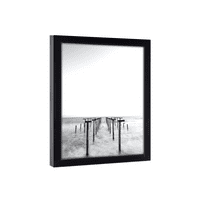 Рамка за картина Черно дърво рамки Акрилно стъкло 30x12