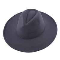 adviicd готини шапки за жени унизирайте моден солиден цвят британски голям вълнен джаз шапка плод шапка