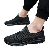 Модни летни мъже маратонки Дишащи мрежести плитки дантелени за ежедневни мъже обувки