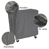 Покрито покритие за сиво охладителната количка защитава кварт -подвижни охладители водоустойчиви