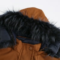 Летателни якета за жени ежедневно опаковане на яке Женски две палто износване на плътно оправдание зимна козина 'облицована яке с качулка топъл окоп женски палто в