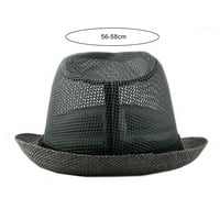 Панама шапка винтидж британски стил проникване през издълбаване на унизионни лейди шапки шапки