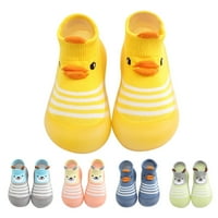 Eczipvz Toddler Shoes Деца деца обувки бебета момчета и момичета неплъзгащи се плоски чорапи Обувки Леки удобни сладки карикатурни детски обувки