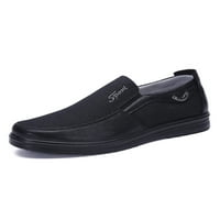 Bellella Men Flats Classic Loafers Flat ежедневни обувки Леки бизнес обувки Daily Travel Loofer Dark Black 11
