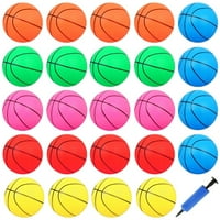 6 PVC мини баскетболни топки за закрито