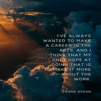 Цитат на Франк Оушън: Кариера от Artsyquotes