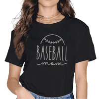 Бейзболни ризи жени стилни екипажи с къс ръкав тройник 4x-голям fo отгоре голям отгоре