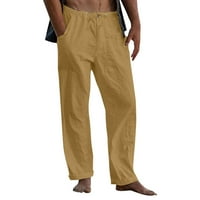 Wozhidaose мъжки панталони панталони за мъже мъжки твърд панталон панталон с пълна дължина разхлабена панталона джобни джобни теглене панталони панталони мъжки панта?