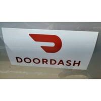 Doordash магнитен винилов декол - Подвижен знак за доставка 6 12