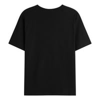 Риза за палми летни ваканции плаж палмови тениски тениска черна 4x-голяма