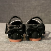 Широки тенис обувки момиче обувки малки кожени обувки единични обувки деца танцови обувки момичета производителност обувки момичета обувки размер черно 30