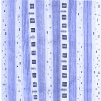 Ahgly Company вътрешен правоъгълник с шарени светлокафяви килими, 4 '6'