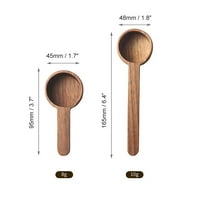 Дървена измервателна лъжица комплект кухня измерване на лъжици чаено кафе лъжичка Захарна подправка за подправка лъжица измерване на инструменти за готвене в дома