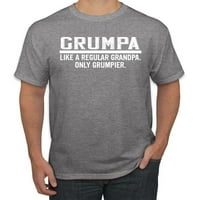 Wild Bobby, Grumpa като обикновен дядо само Grumpier, Day Day, Men Graphic Tees, Navy, 2XL