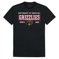 Република облекло 507-191-е27- Държавен университет в Монтана Създадена тениска- черна, малка