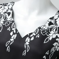 Тениска от тениска на сайхи небрежни рокли за жени жени дантелени сплайси
