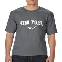 Нормално е скучно - тениска на големи мъже, до висок размер 3xlt - момиче от Ню Йорк
