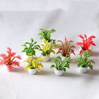 Мини саксийни растения с висока симулация Аксесоари Малки саксии за растения кукли декор за пейзаж