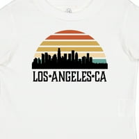 Inktastic Los Angeles California Skyline Retro Gift Baby Boy или Baby Girl тениска