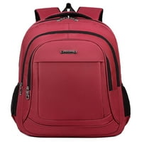 Niuer Boys Laptop Backpacks Горна дръжка Компютърна чанта Регулируема каишка преносим бизнес раница с голям капацитет Дебела многопокета Шоуфункционална двойна цип на открито червено в