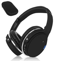 Urban U Wireless Bluetooth стерео слушалки с аудио с висока разделителна способност, дълбок бас, превъзходен комфорт през слушалките за уши с микрофон за поддръжка на телефон Vivo V