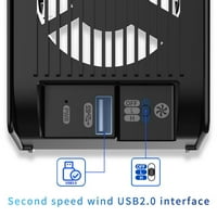 Просвет Ефективен охлаждаща игра Артефакт радиатор USB с охлаждащ охладител на вентилатора, подходящ за PS конзола гостоприемно охлаждане на вентилаторите на вентилаторите