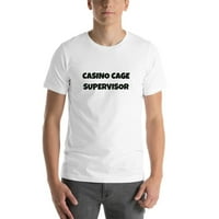 2xl казино клетка надзорник забавен стил с къс ръкав тениска от неопределени подаръци