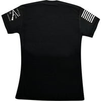Тениска на женската киселина в стил Grunt - 3xl - черно