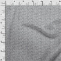 OneOone Polyester Lycra Светло сив плат Полка точки DOTS DIY Облекло Прошиване на плат за печат от плат от двор широк