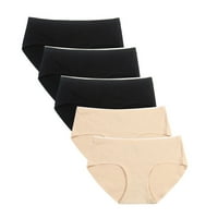 Женските тънки гащи в твърд цвят с бельо от средна талия бележка, моля, купете един или два размера по-големи