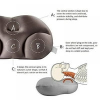 3d шия микро въздушна възглавница Deep Sleep Addiction Head Rest Air Fushion Налягане за облекчаване на възглавници Подарък с калъф за възглавница