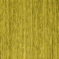 Ahgly Company Machine Pashable Indoor Square Abstract Yellow Contemporary Area Cugs, 7 'квадрат