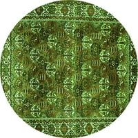 Ahgly Company Indoor Rectangle Персийски зелени традиционни килими, 8 '10'